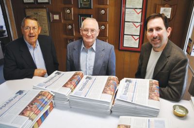 Left to right: Don Warden, Tom Warden and Dennis Warden