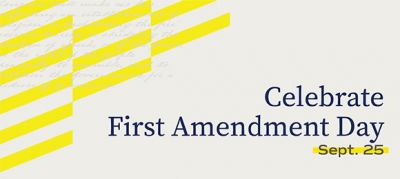First Amendment Day is coming up on Sept. 25! It’s a great day to reflect on the five freedoms the First Amendment protects.