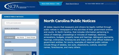 Click to advance to the NCPA s public notice site at https://www.ncnotices.com/